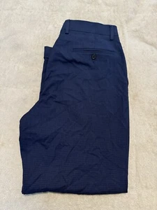 Lauren Ralph Lauren Pants Mens 33x30 Blue Plaid Lightweight Cuffed - Bild 1 von 8
