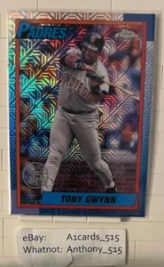 Tony Gwynn - 2025 Topps Series One - 35th Anniversary - Blue Mojo Refractor - Picture 1 of 3