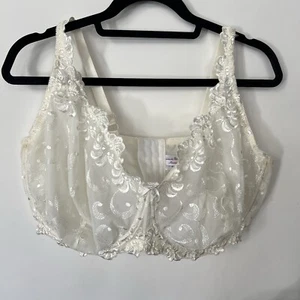 Amoureuse Bügel-BH bestickt vollflächig elfenbein 48DD - Bild 1 von 5