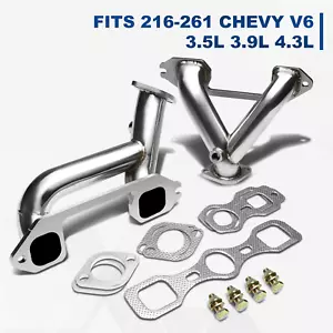 STAINLESS STEEL EXHAUST HEADER MANIFOLD FOR 1937-1962 CHEVY 6CYL 216/235/261 - Picture 1 of 6
