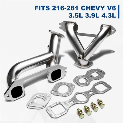 COLECTOR DE CABEZAL DE ESCAPE DE ACERO INOXIDABLE PARA CHEVY 6CYL 1937-1962 216/235/261 Foto 1 de 4