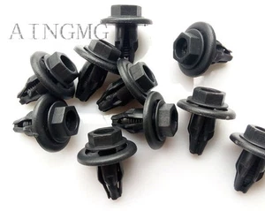 10Pcs Splash Shield Retainer 10mm Hex Phillips Drive Clip For Civic Accord - Picture 1 of 1