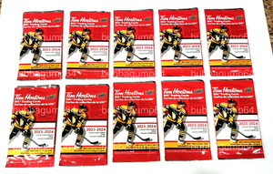 🔥 2023-24 TIM HORTONS 10 SEALED WAX PACKS OF HOCKEY CARDS Mint Mcdavid Crosby