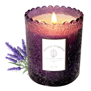 Scented Candles, 7Oz Lavender Eucalyptus Soy Wax, Home Aromatherapy Candles - Picture 1 of 8