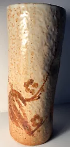 Jarrón de cerámica de gres de colección años 70 retro mediados de siglo moderno Japón Ikebana - Imagen 1 de 8