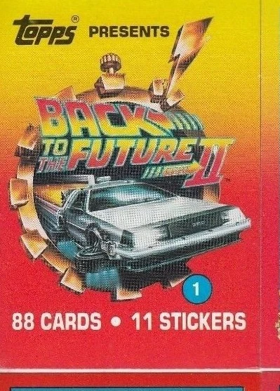 BACK TO THE FUTURE II  BASE / BASIC  CARDS OR STICKERS  CHOOSE  BY TOPPS 1989 - Image 1 of 4