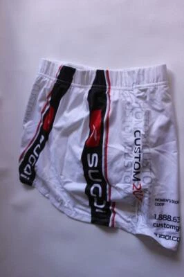 New Sugoi Women's Medium White Custom Running Fitness Skort Skirt Shorts - Image 1 of 2