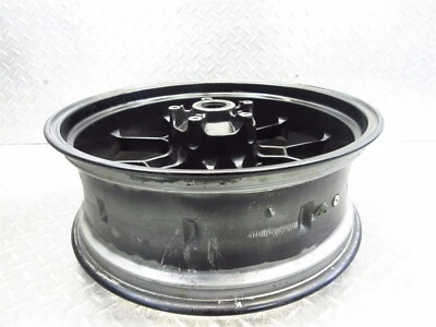 2009 08 09 Aprilia SL750 Shiver OEM Rear Wheel Rim Straight 17x6 - Image 1 of 4