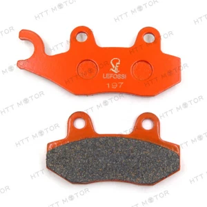 HongK Orange Rear Disc Brake Pad Set For DAELIM HONDA KAWASAKI KYMCO MZ-FA197 - Picture 1 of 6