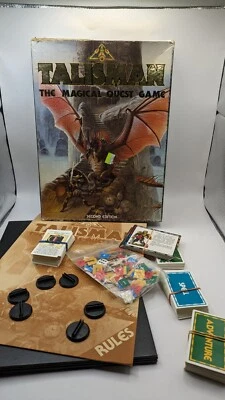 Vintage Games Workshop Talisman 2nd Edition Board Game 100% Complete & EXC! 1985 - Image 1 of 4