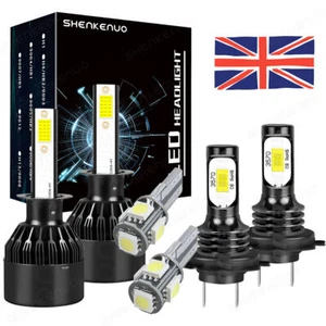 Fits VW Transporter T5 Led White Canbus Hid Headlight Side Light Bulbs 12v 03-09 - Picture 1 of 14