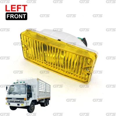 Yellow Lh Front Bumper Lamp Lights For Isuzu Rocky FSR FTR 175 195 1984 - 1995 Foto 1 de 4