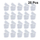  25 PCS Clear Container Heart Shaped Storage Case Containers Make up