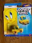 Hot Wheels Looney Tunes jaune tweeté voiture de personnage neuve Warner Brothers Mattel