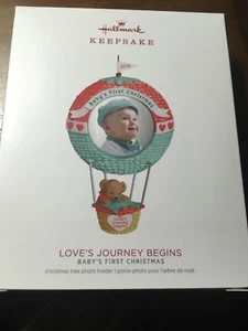 Hallmark Keepsake 2018 Baby's First Christmas Love's Journey Begins - Picture 1 of 2