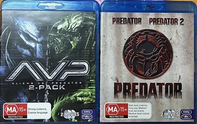 253”new sealed PREDATOR QUADRILOGY  4 Movie Collection  BLU-RAY - image 1 of 2