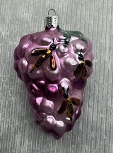 vintage CHRISTOPHER RADKO Fruit Collection Grape Buzz glass Ornament - Picture 1 of 10