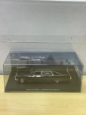 Coche fúnebre Cadillac modelo Diamonds Are Forever escala 1:43 de metal fundido. Estuche. Foto 1 de 4