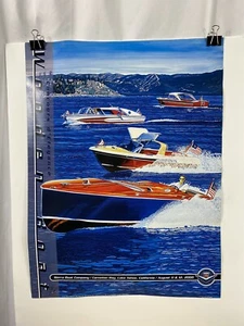 Roy Dryer Wooden Boat Concours d’Elegance Sierra Boat Company 2000 Signed - Picture 1 of 8