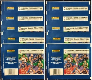 2022 2023 Panini NBA Basketball Sticker Card 10 Pack Lot 50 Stickers 10 Cards - Picture 1 of 8