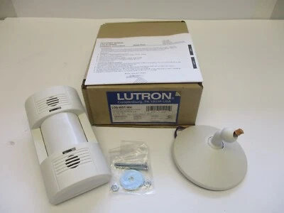 LUTRON 1600 SQ FT OCCUPANCY SENSOR DUAL TECH, WALL MOUNT, LOS-WDT-WH, 20-24VDC - Image 1 of 4