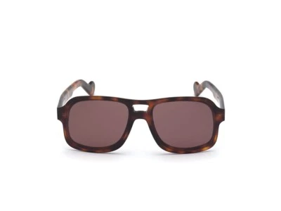 Moncler Sectrant ML 0170 52E Marrón Aviador Plástico Gafas de sol Marco 59-16-145 Foto 1 de 3