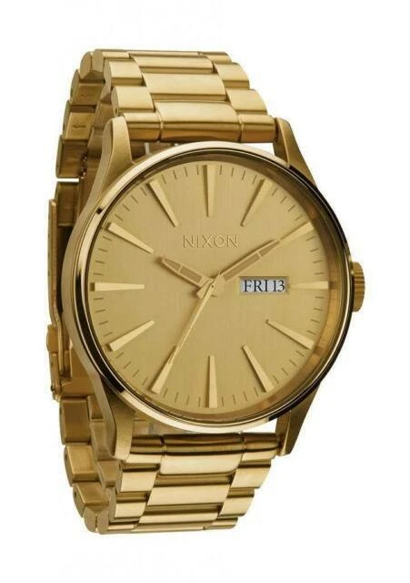 Nixon Sentry SS Gold Men's Watch - A356502