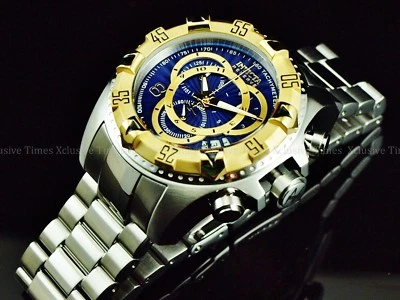 Nuevo con etiquetas Reloj Invicta Para Hombre 52mm Reserve Excursion TOURING Azul Marino Suizo Cronógrafo SS Foto 1 de 4