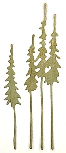 Tall Skinny Pine Tree Grouping #3 Trees Forest Woods Christmas Metal Dies Thin - Picture 1 of 2