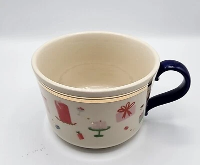 Mr. Boddington's Studio Good Cheer Tea Cup Only ANTHROPOLOGIE  Holiday EUC  - Image 1 of 4