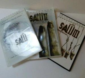 Saw I II III 1 2 3 DVD Widescreen 2004 2005 2006 (Saw III Unrated Edition) 3 DVD - Foto 1 di 12