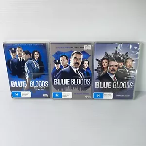 Blue Bloods Season 1 2 4 DVD Series Bundle - Region 4 - Free Postage AU Seller - Picture 1 of 19