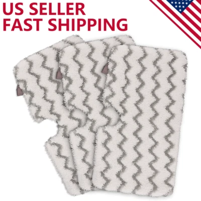 3Pack Washable Compatible Pads For Shark Steam Pocket Mop Pad S3501, S3550,S3601 - Image 1 of 4