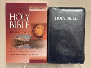 King James Bible KJV Black Bonded Leather NELSON 2005BG Red Letter NEW Sealed - Bild 1 von 10