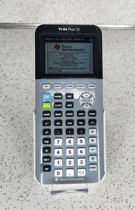 Texas Instruments TI-84 Plus CE Graphing Calculator Gray w/ Case Tested No Charg - Picture 1 of 6