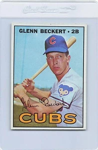 1967 Topps #296 Glenn Beckert Cubs NM *7594 - Picture 1 of 2