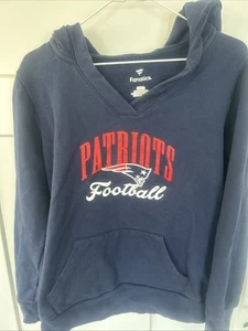 Fanatics New England Patriots Langarm Hoodie Gr. M blau mit Logo gebraucht, in einwandfreiem Zustand - Bild 1 von 7