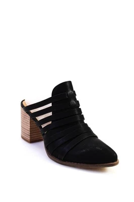 Botines de mujer Report Tommy punta con tiras tacón bloque negro talla 7,5 Foto 1 de 4