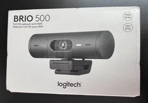 Logitech Brio 500 Full HD Webcam 1080p HDR 4MP USB-C W128163427 0452/OB - Afbeelding 1 van 4