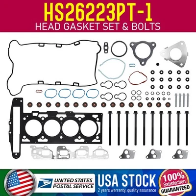 Engine Head Gasket Set Bolts For Pontiac Sunfire 2002/2003/2004/2005 2.2L NEW - Imagem 1 de 4