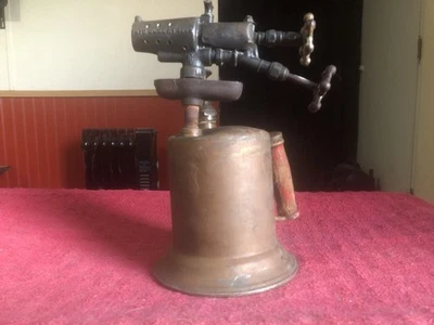 Soplete de latón Clayton & Lambert vintage Foto 1 de 4