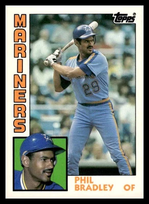 1984 Topps Traded Tiffany #15T Phil Bradley Limited Edition (Tiffany) - Image 1 of 2