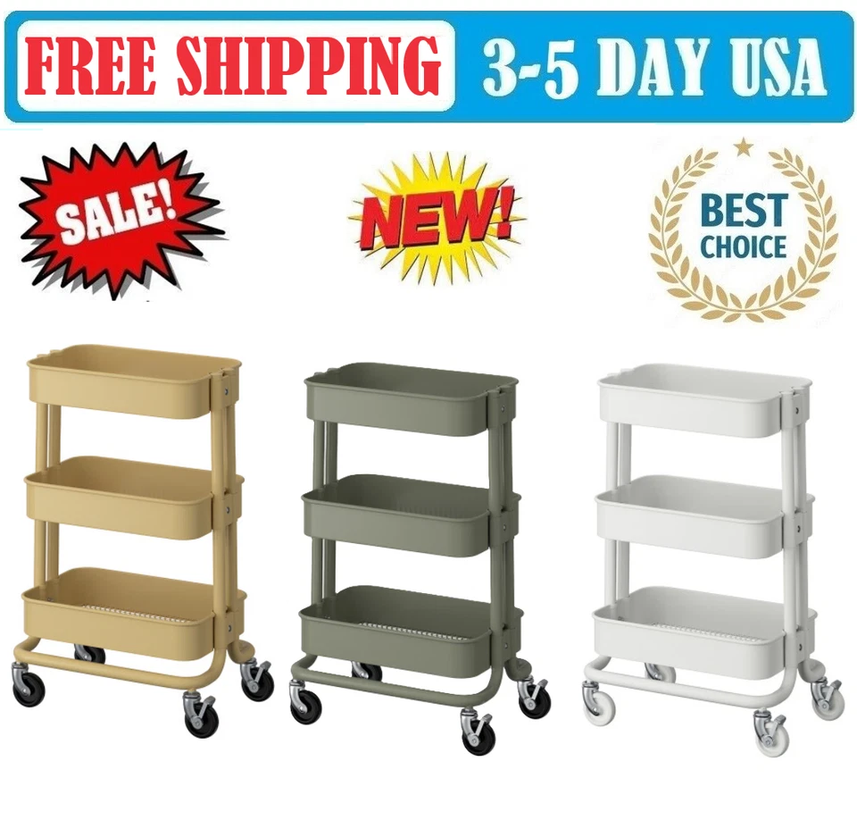 Carro utilitario IKEA RÅSKOG, ELIGE COLOR, 11" x 15" x 24" ¡NUEVO! Foto 1 de 1