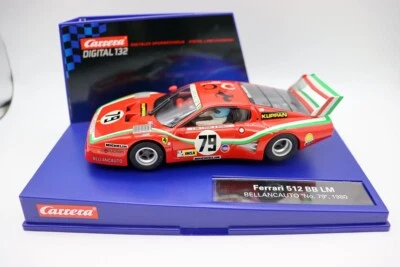 Carrera Digital 1 32 Ferrari 512 BB LM Bellancauto 1980 Racing Toy Car Slot cars - Image 1 of 4