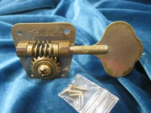Vintage early-mid 70's Fender nickel Precision Jazz BASS TUNER #3 Pitted - Picture 1 of 4