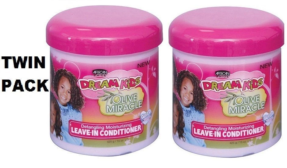 African Pride Dream Kids Olive Miracle Leave in Conditioner DOPPELPACK