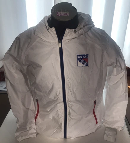 G-III New York Rangers Youth Light Weight Jacket, White, XXL, *NWT* Cover