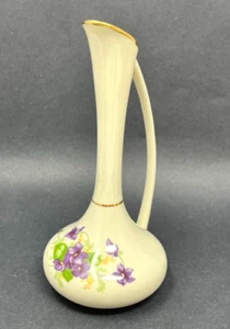 Vintage Kaolena California Porcelain Pitcher Bud Vase Hand Decorated - Picture 1 of 6