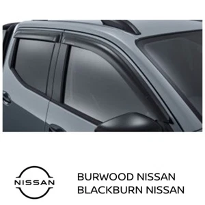 GENUINE NISSAN NAVARA D23 NP300 SLIMLINE WEATHERSHIELDS (4) H0800-6KG0BAU - Picture 1 of 1