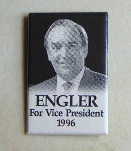 John Engler Dole 1996 Michigan campaign pin button political - Picture 1 of 1